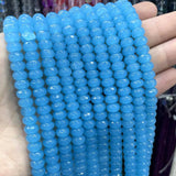 5*8mm Chalcedony Jades Round Spacer Beads for Jewelry Making