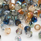 50Pcs Crystal Bell Shape Spacer Beads Jewelry Making Accessory