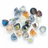 50Pcs Crystal Bell Shape Spacer Beads Jewelry Making Accessory
