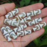 Natural Agate 28-30mm Tibet Dzi Agate, Powerful Amulet