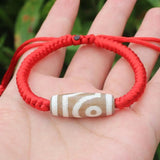 Natural Agate 28-30mm Tibet Dzi Agate, Powerful Amulet