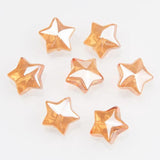 30pcs 5-pointed star Glass Beads Spacer Charms for Jewelry Making 13mm