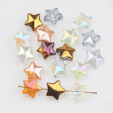 30pcs 5-pointed star Glass Beads Spacer Charms for Jewelry Making 13mm
