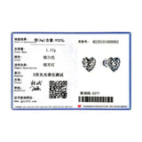 Sterling Silver Hearts Line Stud Earrings for Women