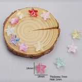 20pcs Starfish Lampwork Glass Beads Colorful for Jewelry Making