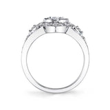 Vintage Sterling Silver Ring with Zircon Gemstone