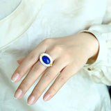 Elegant Lapis Lazuli Women's Ring