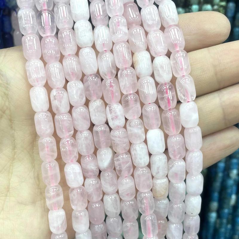 6x9MM Natural Citrines Amethysts Lapis Lazuli Stone Spacer Beads