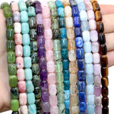 6x9MM Natural Citrines Amethysts Lapis Lazuli Stone Spacer Beads