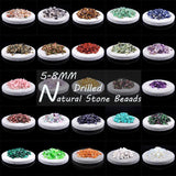 5-8mm Natural Stone Beads for Jewelry Making