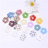Multicolor Flower Acrylic Beads DIY Jewelry Making Necklace