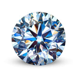 0.8-2.0mm D Round Cut Lab Grown Moissanite Stone for Jewelry DIY Making