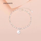 925 Silver Pearl Bracelet for Women Wedding Party