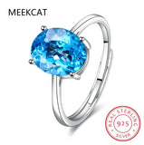 Yellow Citrine Sterling Silver Solitaire Ring Women Engagement Band