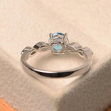 Red Topaz Diamond Ring 925 Silver Women's Jewelry