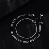 Italian Sterling Silver Glitter Bracelet High Jewelry Gift