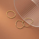 925 Silver Bead Chain Ring Classic Minimalist Jewelry