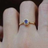 Silver Gemstone Rings for Women - Adjustable Light Party Jewelry