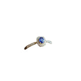 Silver Gemstone Rings for Women - Adjustable Light Party Jewelry