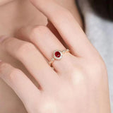 925 Silver Zircon Women's Ring Wedding Party Gift