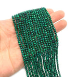 Malachite Faceted Beads 3mm 4mm for DIY Jewelry Making