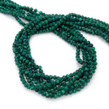 Malachite Faceted Beads 3mm 4mm for DIY Jewelry Making