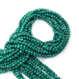 Malachite Faceted Beads 3mm 4mm for DIY Jewelry Making