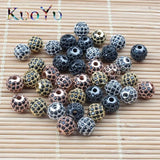 3pcs Micro Pave Crystal Zircon Round Ball CZ Beads 4/6/8/10mm