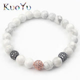 3pcs Micro Pave Crystal Zircon Round Ball CZ Beads 4/6/8/10mm