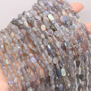 Irregular Labradorite Gem Stone Beads 14'' for Jewelry Making