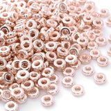 200-600pcs 6mm CCB Spacer Beads Wheel Flat Round Loose Beads Jewelry Making DIY