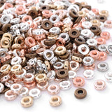 200-600pcs 6mm CCB Spacer Beads Wheel Flat Round Loose Beads Jewelry Making DIY