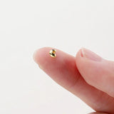 50/100Pcs 3/4/5mm 14K/18K Plated Brass Crimp Bead Covers for Jewelry Making