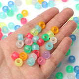 6x9mm Sun Sensitive Glow In The Dark Pony Beads