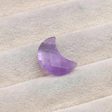 3Pcs Natural Stone Moon Charm Beads for Jewelry Making