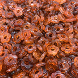 14mm Resin Hollow Out Gradient Dyeing Flowers Beads Earring Accessories