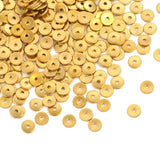 50pcs Gold-plated Steel Spacer Beads Jewelry Making DIY Supplies