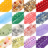 Chalcedony Jades Beads Multicolor Spacer Beads for Jewelry Making