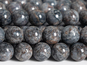 Natural Gray Magnesite Turquoise Beads AAA Gemstone Round Loose Beads 6/8/10/12m