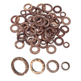 10pcs Coconut Shell Round Button Charm Pendant for DIY Jewelry Making