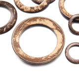 10pcs Coconut Shell Round Button Charm Pendant for DIY Jewelry Making