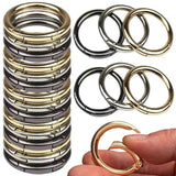 Metal Clasps Buckles Spring O Ring Round Carabiner Snap Hook