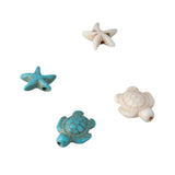 DIY Necklace Sea Star Tortoise Beads Sea Turtle Synthetic Turquoise