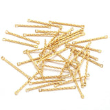 20pcs Stainless Steel Column Links for DIY Earrings