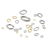 100pcs Stainless Steel Jump Rings 4 5 6mm Split Rings for DIY Jewelry