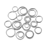 Stainless Steel Key Chain Round Keyrings DIY 20/25/32mm