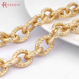 1 Meter 15*11MM Aluminum Round Chains Diy Jewelry Findings