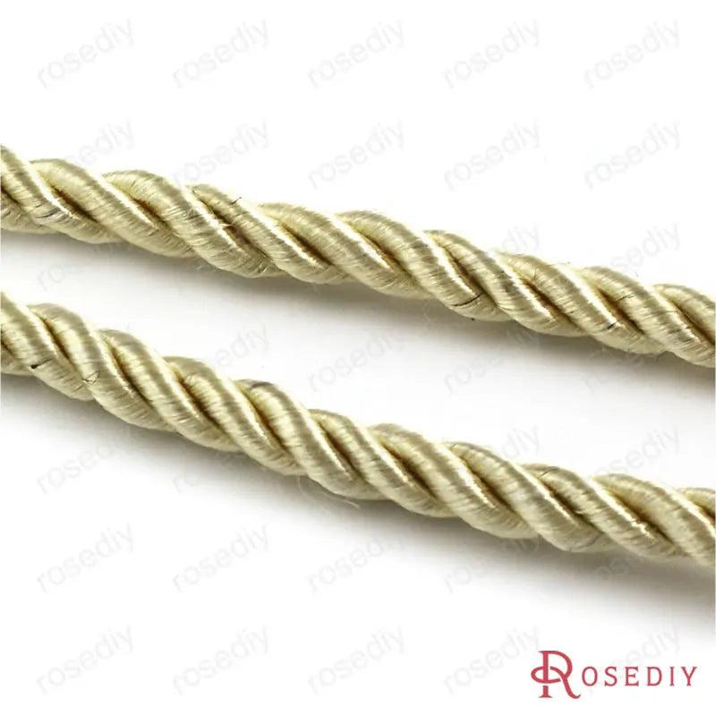 10M 5mm Satin Polyester Cords Rope Silk Thread DIY Jewelry Findings