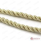 10M 5mm Satin Polyester Cords Rope Silk Thread DIY Jewelry Findings
