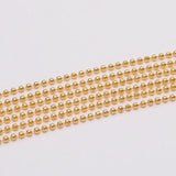 10m/lot Metal Ball Bead Chains Necklace Bracelet Jewelry Accessories